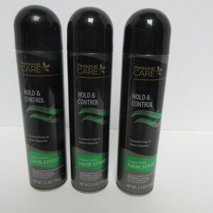 ( LOT 3 ) Personal Care Hold & Control SUPER HOLD Hair Spray Brand New 5.5 OZ